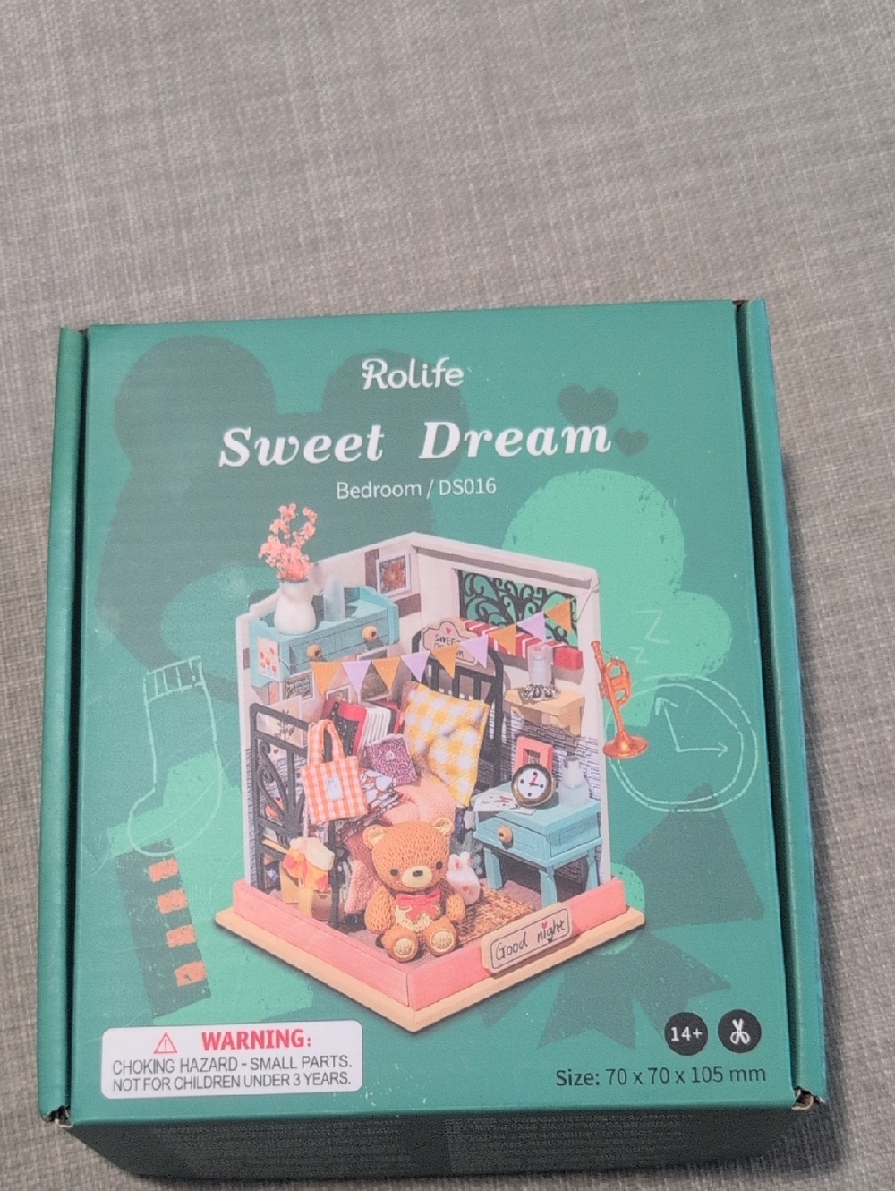 Rolife Sweet Dream Miniature Bedroom - Teal